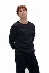 Bad Bear Presage Crewneck Erkek Uzun Kollu Sweatshirt Siyah 20.02.12.012 - 2