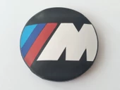3M ARMASI YUVARLAK 6x6cm ÜNİVERSAL SİYAH PLASTİK, BMW 3M LOGOSU thumbnail 1