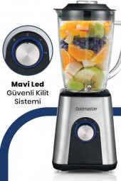 Goldmaster Gm-7254 Frape Cam Sürahi Çelik Blender Buz Kırıcı - 2