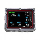 RATIO Dalış Bilgisayarı IX3M Tech+ Pro Edition, Siyah - 1