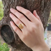 22 Ayar Çeyrek Reşat Altın Yüzük thumbnail 1