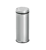 Omnisoft FLS FT498 Pratik Kapaklı Paslanmaz Çöp Kovası 20 lt - 1