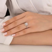 Pırlantalı Baget Taşlı Yüzük 35-45 - 6