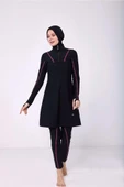 Tesmay 2153 PERFORMANS Tarz Tam Kapalı Tesettür Mayo - 6