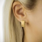 22 Ayar Altın Trabzon Hasır Küpe thumbnail 2