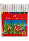 Faber Castell 4 lü Boyama Seti 12 li Kuru + Keçeli + Pastel + Sulu Boya + Sıvı Yapıştırıcı - 6