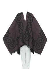 Bordo Renk Sarmaşık Model Panço - 9