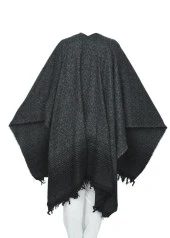 Koyu Gri Renk Yuvarlak Desen Panço - 6