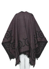 Bordo Renk Sarmaşık Model Panço - 4