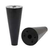 Mobilya Baza Koltuk Kanepe Puf Orta Konik Destek Yükseltme Yükseltici Ayağı Siyah 15 Cm Ayakları - 1