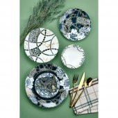 Cooker Porselen Dijital Baskılı 24 Parça Yemek Takımı CKR4028 - 1