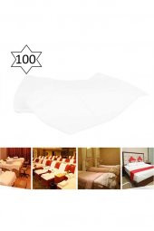 Beyaz 100 Adet 80*240 Dövme Masaj Güzellik Salonu Otel Için Tek Kullanımlık Sedye Örtüsü Çarşafları - 1