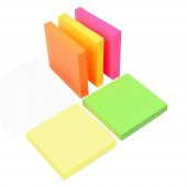 Yapışkanlı Postit 5 Renk 75x75 mm 1 Paket Artlantis Yapışkanlı Not Kağıdı 5 li 1 Paket - 4