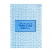 Gelen Evrak Kayıt Defteri Numaralı 22x32 40 Yaprak Artlantis Gelen Evrak Kayıt Defteri Karton Kapak 1 Adet - 1