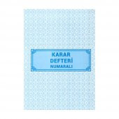 Karar Defteri Numaralı 22x32 40 Yaprak Artlantis Karar Defteri Karton Kapak 1 Adet - 1