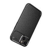 Vendas iPhone 14 (iPhone 14 Uyumlu) Deep Dizayn Auto Focus Tasarımlı Karbon Dizayn Kılıf + Cam Ekran Koruyucu - 10