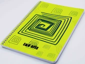 E&D Ofis A5 80yp Spiralli Düz Okul Defteri - Yeşil thumbnail 1