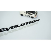 DK Tuning Lancer Evolution Siyah Bagaj Yazı Logo Mitsubishi İle Uyumlu thumbnail 1