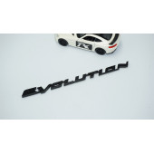 DK Tuning Lancer Evolution Siyah Bagaj Yazı Logo Mitsubishi İle Uyumlu thumbnail 2