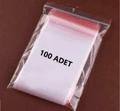 Kilitli Poşet Torba 5X5 cm 100'lü Paket - 4