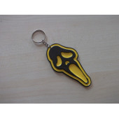 Hayalet Anahtarlık Plastik Siyah Ghost Logo, Hayalet Maskot, Oto Anahtarlığı - 1