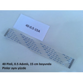 For-X  Avgo S2100 Ekran Filmi Flex Kablosu 40Pin 15Cm. 40-0.5-15A - 1