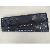 PLAKALIK PLASTİK MAŞAALLAH 2ADET FİYATI (METALİK YAZI) SPORT PLAKA ALTLIĞI - 3