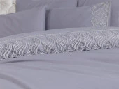 Fransız Dantelli Wave Çeyizlik Nevresim Takımı Gri thumbnail 3