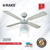RAKS PF 42 BEYAZ Tavan Vantilatörü - 2
