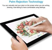 İPad Mini 6.Nesil Avuç İçi Reddetmeli Dokunmatik Yazı Çizim Kalem - 2