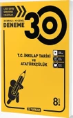 Hız Yayınları 8. Sınıf TC İnkılap Tarihi ve Atatürkçülük 30 Deneme - 1
