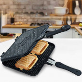 Eda ZK-904 Döküm Granit 24x17 Cm Ocak Üstü El Tost Makinesi - 1