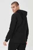Lee L212021001 Siyah Erkek Kapüşonlu Sweatshirt - 5