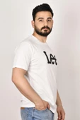 Lee L65QAI12 Erkek Beyaz Bisiklet Yaka T-shirt - 2