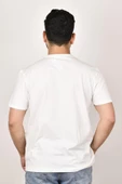 Lee L68TYSMK  Erkek Beyaz  Bisiklet Yaka T-shirt - 3