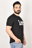 Lee L65QAI01 Erkek Siyah  Bisiklet Yaka T-shirt - 2