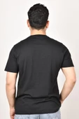 Lee L65QAI01 Erkek Siyah  Bisiklet Yaka T-shirt - 3