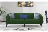 İpek Mobilya Moon 3lü Koltuk ( Koyu Yeşil ) - 2