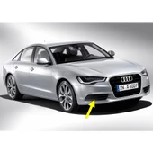 Audi A6 2011-2014 Ön Tampon Sağ Sis Farı Kapağı Siyah 4G0807682 - 1