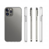 KNY Apple İphone 14 Pro Max Kılıf Ultra İnce Şeffaf Silikon Şeffaf - 3