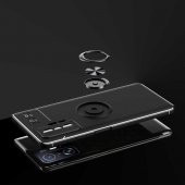 Xiaomi Mi 11T 5G Kılıf Zore Ravel Yüzüklü Magnetic Standlı Silikon Kapak - 2