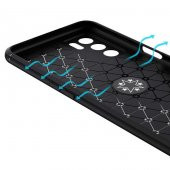 Oppo A16 Kılıf Zore Ravel Yüzüklü Magnetic Standlı Silikon Kapak - 4