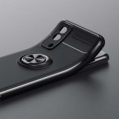 Vivo Y53S 4G Kılıf Zore Ravel Yüzüklü Magnetic Standlı Silikon Kapak - 5