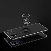 Xiaomi Mi 12 Pro Kılıf Zore Ravel Yüzüklü Magnetic Standlı Silikon Kapak - 6