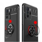 Xiaomi Poco X3 GT Kılıf Zore Ravel Yüzüklü Magnetic Standlı Silikon Kapak - 5