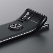 Xiaomi Mi 11T 5G Kılıf Zore Ravel Yüzüklü Magnetic Standlı Silikon Kapak - 8