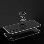 Vivo Y53S 4G Kılıf Zore Ravel Yüzüklü Magnetic Standlı Silikon Kapak - 9