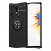 Xiaomi Mi Mix 4 Kılıf Zore Ravel Yüzüklü Magnetic Standlı Silikon Kapak - 12