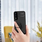 Vivo Y11S Kılıf Zore Ravel Yüzüklü Magnetic Standlı Silikon Kapak - 2