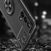 Oppo A74 4G Kılıf Zore Ravel Yüzüklü Magnetic Standlı Silikon Kapak - 8